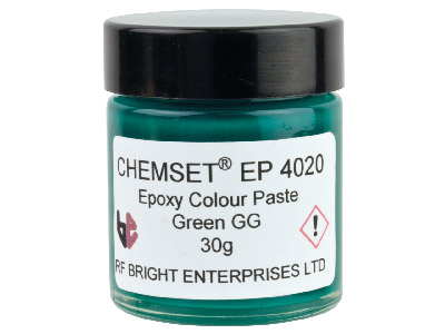 Epoxy Colour Paste, Opaque Green   Gg, 30g, UN3082