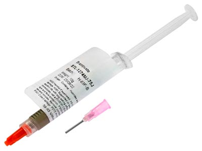 Silver Solder Paste 10g Medium     Syringe - Standard Image - 1