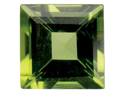 Peridot, Square, 3x3mm