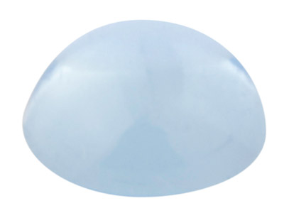 Sky Blue Topaz, Round Cabochon 4mm, Treated