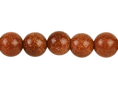 Goldstone Beads, 8mm Round,        16