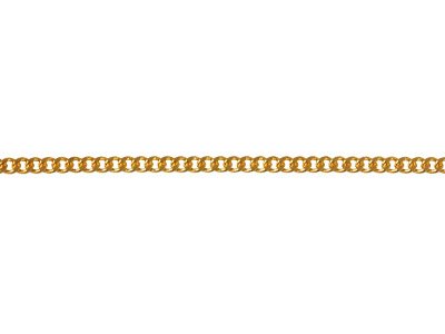 Gold Plated 1.8mm Curb Chain       18