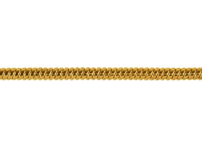 Gold Plated 1.9mm Snake Chain      18