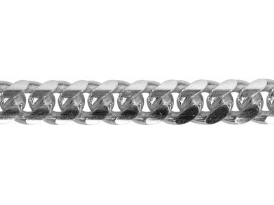Sterling Silver 8mm Loose Curb     Chain