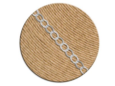 Sterling Silver 4.0mm Loose Round  Flat Trace Chain, 100% Recycled    Silver - Standard Image - 2