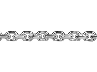 Sterling Silver 5.1mm Diamond Cut  Loose Cable Chain