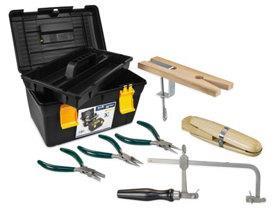 Starter Essential Bench Kit, 7     Pieces With Tool Box