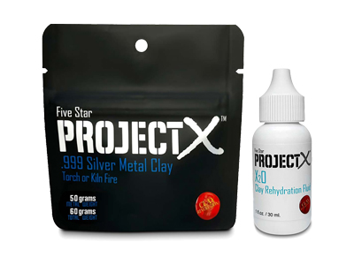 Project X .999 Fine Silver Clay    60gand Rehydration Fluid 30ml      Bundle - Standard Image - 1