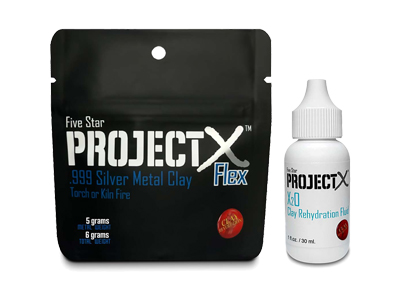 Project X .999 Fine Silver Flex    Clay 6g And Rehydration Fluid 30ml Bundle