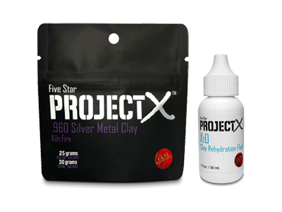 Project X .960 Sterling Silver Clay 30g And Rehydration Fluid 30ml      Bundle