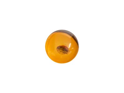 Natural Amber, Round Cabochon, 6mm - Standard Image - 1