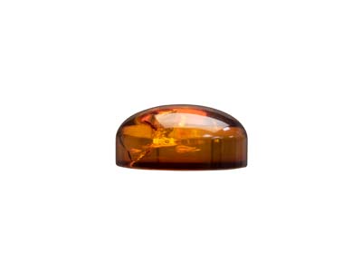 Natural Amber, Round Cabochon, 8mm - Standard Image - 2