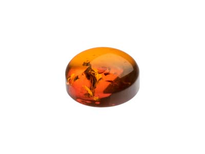 Natural Amber, Round Cabochon, 8mm - Standard Image - 3