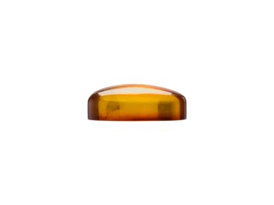 Natural Amber, Oval Cabochon, 8x6mm - Standard Image - 2