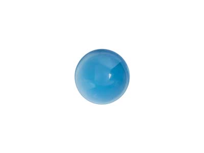 Blue Agate Round Cabochon 6mm