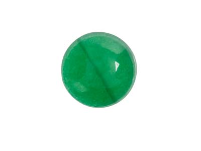 Green Agate, Round Cabochon 8mm - Standard Image - 1