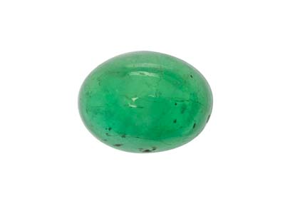 Emerald, Oval Cabochon, 10x8mm - Standard Image - 1