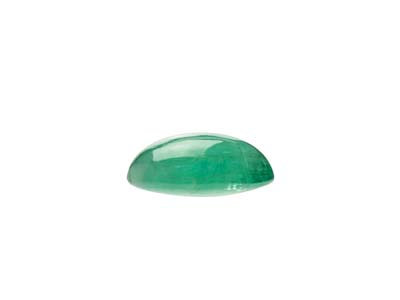 Emerald, Oval Cabochon, 8x6mm - Standard Image - 2