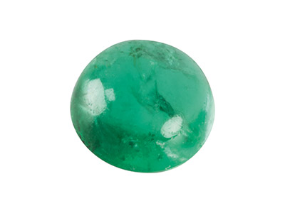 Emerald, Round Cabochon, 2.5mm - Standard Image - 1