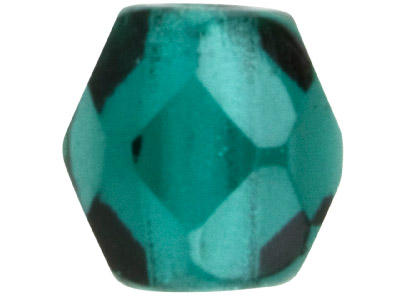 Preciosa 4mm Czech Fire Polished   Glass Beads Emerald, Pack of 100 - Standard Image - 3