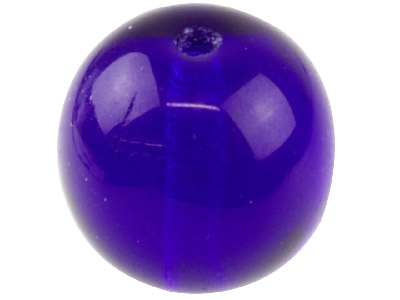 Preciosa 6mm Czech Pressed Glass   Beads Cobalt Blue, Pack of 100 - Standard Image - 3