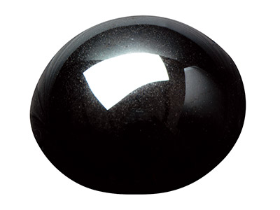 Hematite, Round Cabochon, 6mm - Standard Image - 1