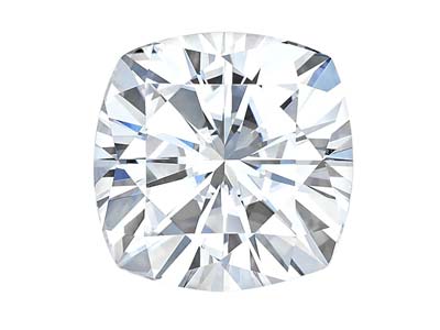 Moissanite By Charles And Colvard,  Cushion Brilliant 4.5x4.5mm, Colour G H I