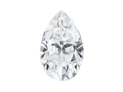 Charles And Colvard Moissanite,    Forever One, Pear Brilliant 8x5mm, Colour D E F - Standard Image - 1