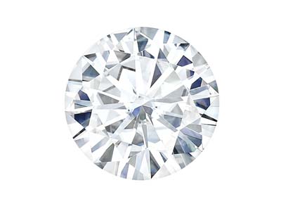 Charles And Colvard Moissanite,    Forever One, Round Modified        Brilliant, 1.1mm, Colour D - I - Standard Image - 1