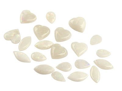 Opal, Cabochon, Mixed Shapes,      Pack of 20 - Standard Image - 1