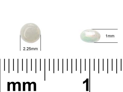 Opal, Round Cabochon, 2.25mm - Standard Image - 3