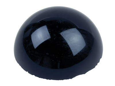 Onyx, Round Cabochon, 4mm - Standard Image - 1