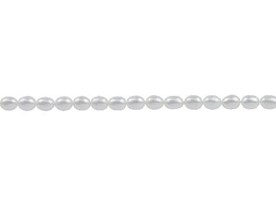 Cultured Pearls, 7x5mm, Natural    White, Rice, 1640cm