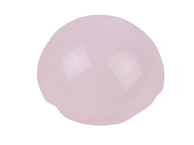 Rose Quartz, Round Cabochon, 6mm - Standard Image - 1