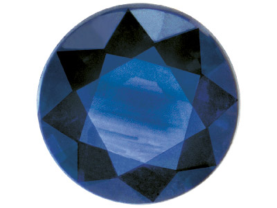 Sapphire,-Round,-2.5mm
