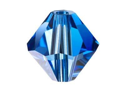 Preciosa Crystal Pack of 24,       Bicone, 4mm, Sapphire - Standard Image - 1