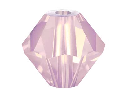 Preciosa Crystal Pack of 24,       Bicone, 4mm, Rose Opal - Standard Image - 1