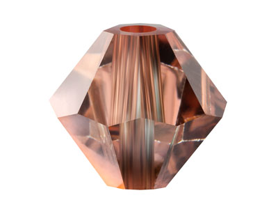 Preciosa Crystal Pack of 24,       Bicone, 4mm, Crystal Capri Gold