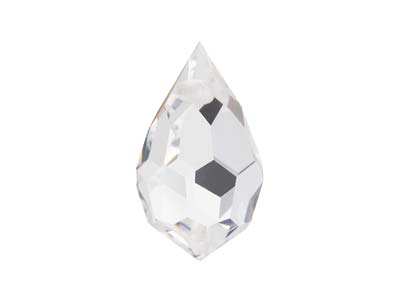 Preciosa Crystal Pack of 4, Drop   Pendant, 681, 6 X 10mm, Crystal - Standard Image - 1