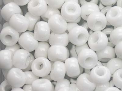 Miyuki 60 Round Seed Beads Seed    Beads Opaque White 20g Tube, Miyuki Code 402
