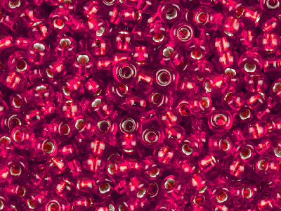 Miyuki 110 Round Seed Beads Silver Lined Ruby 24g Tube, Miyuki Code    011