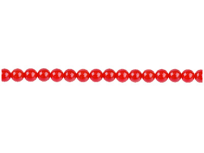 Red Agate Semi Precious Round Beads 4mm 1640cm Strand