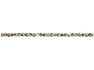 Dalmatian Jasper Semi Precious     Round Beads 4mm,15