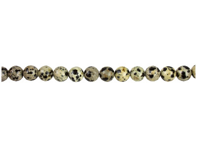 Dalmatian Jasper Semi Precious     Round Beads 8mm,15