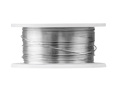 Beadalon Artistic Wire 28 Gauge    Silver Plated 0.32mm X 13.7m - Standard Image - 2