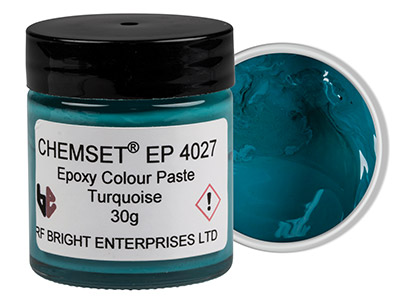 Epoxy Colour Paste, Opaque         Turquoise, 30g, UN3082 - Standard Image - 2