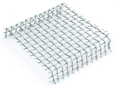 Standard Woven Mesh Rack Stainless Steel Pre Shaped 50x50mm