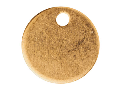 Copper Blanks Round Disc Drop      Pack of 6, 12mm