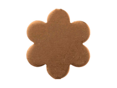 Copper Blanks Small Daisy Pack of 6 14mm - Standard Image - 2