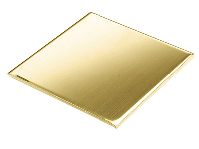 Brass Sheet 75x75x0.7mm - Standard Image - 1